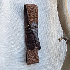 Jasper & Jeera Vintage Vibes beaded brown belt